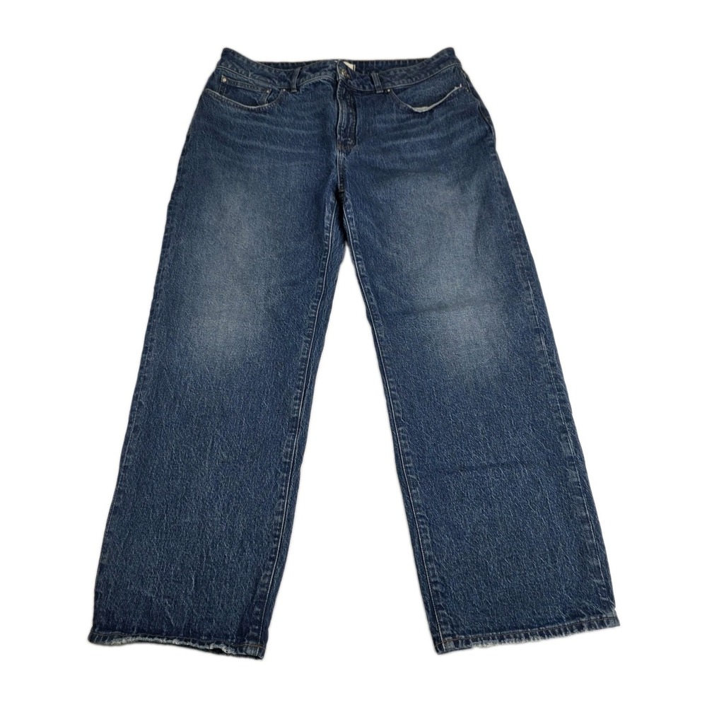 Madewell Jeans Womens Size 16W The Curvy Longline Straight Jean Greendale Wash
